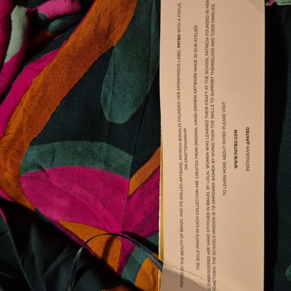 PatBO Aljezur Vibrant High Low Halter Dress Sz.0 NWT - Picture 16 of 17